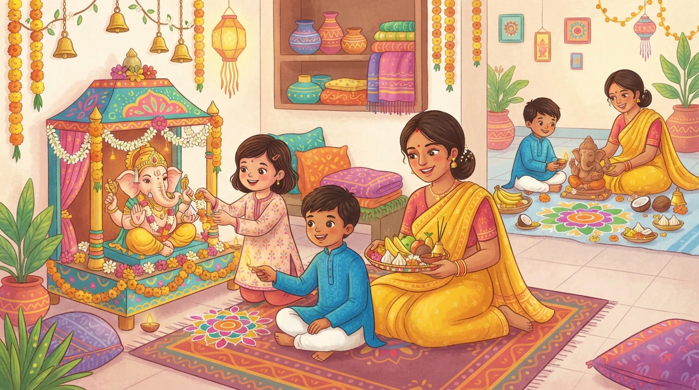 Ganesh Chaturthi for Kids: The Story of Ganesha and 3 Ways to Celebrate at Home