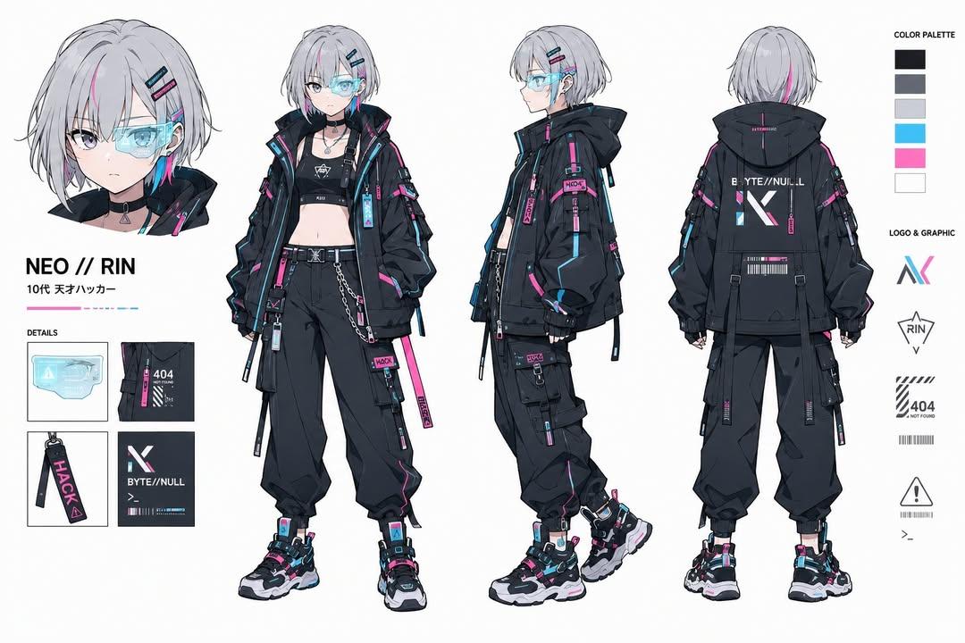 Cyber Character Sheet: community source example by @Kashberg_0.