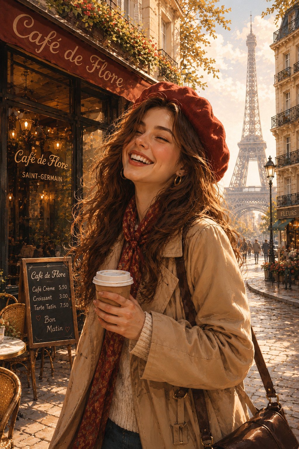Paris Coffee Illustration: community source example by @MissDelulu9.