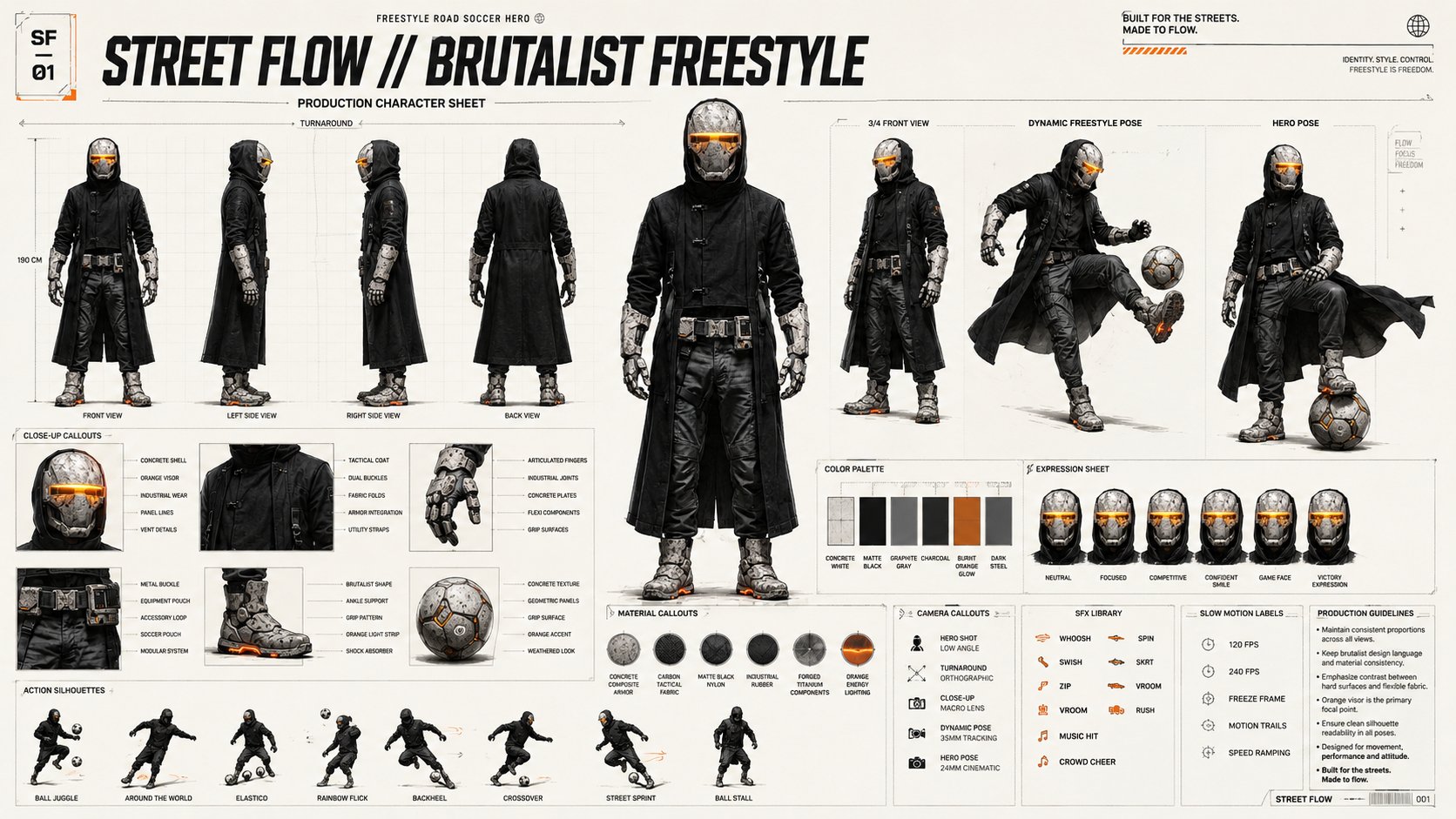 Freestyle Character Sheet: community source example by @ShamsAmin56.