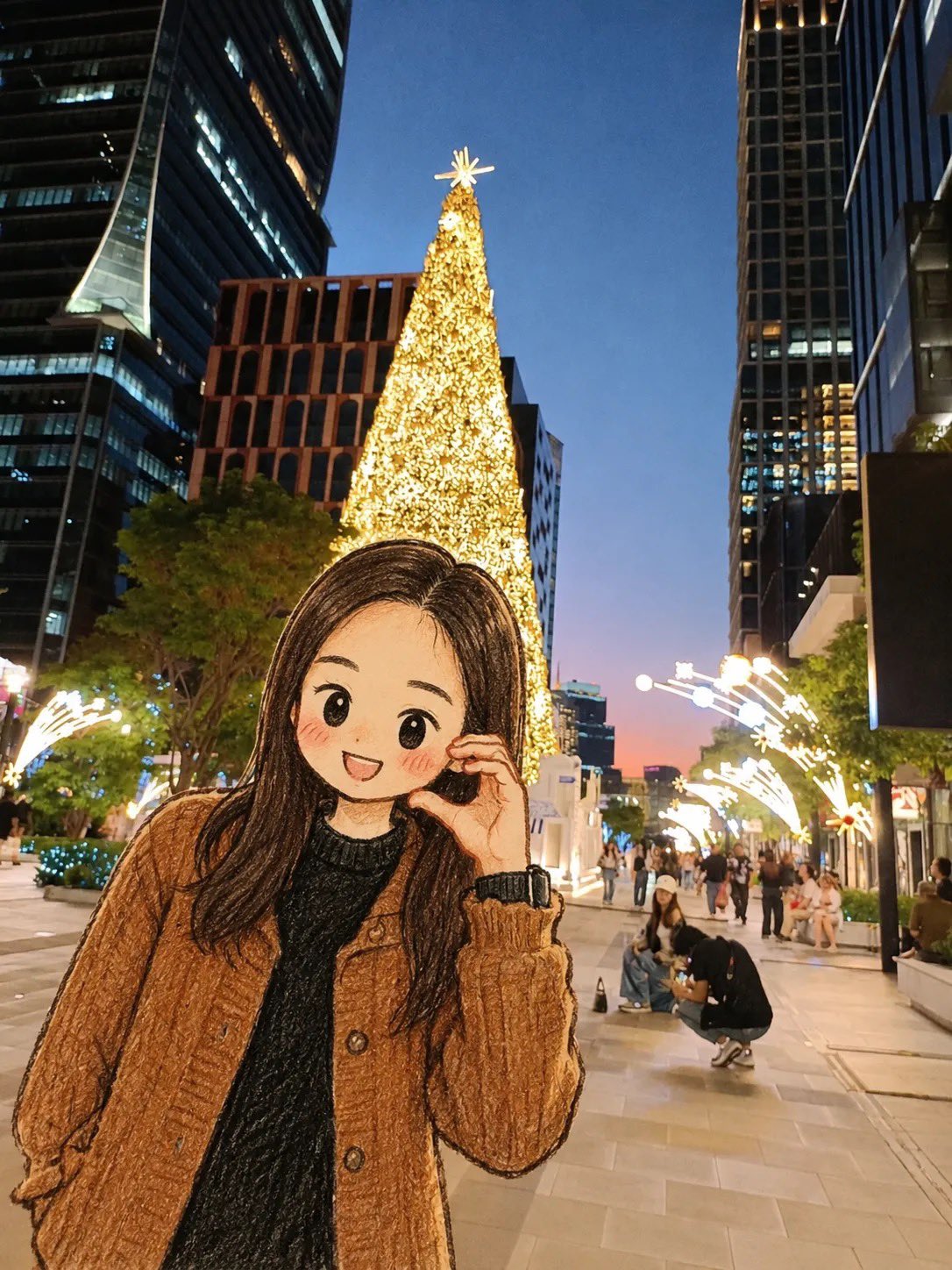 Winter Chibi: community source example by @Sairah_0.