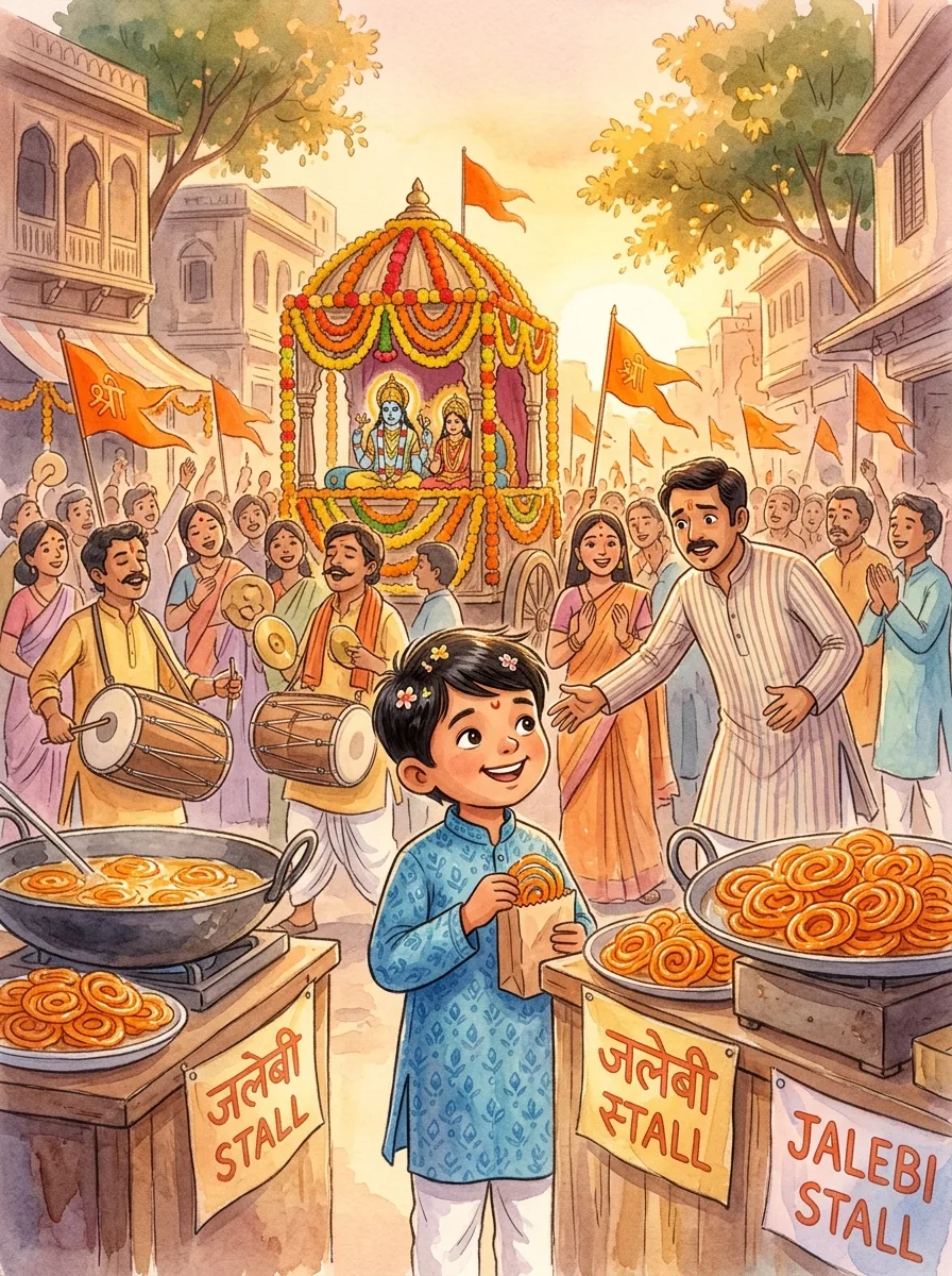 Ram Navami: A colourful procession with saffron flags and dhol drums