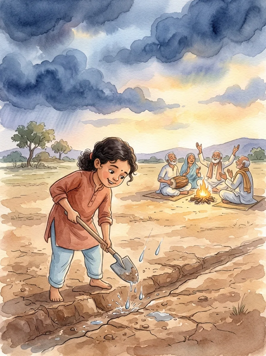Vedas: Cracked brown fields